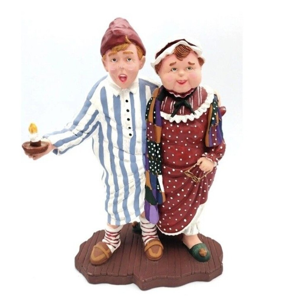 Department 56 All Through the House - Mama In Her Kerchief and Papa In His Cap